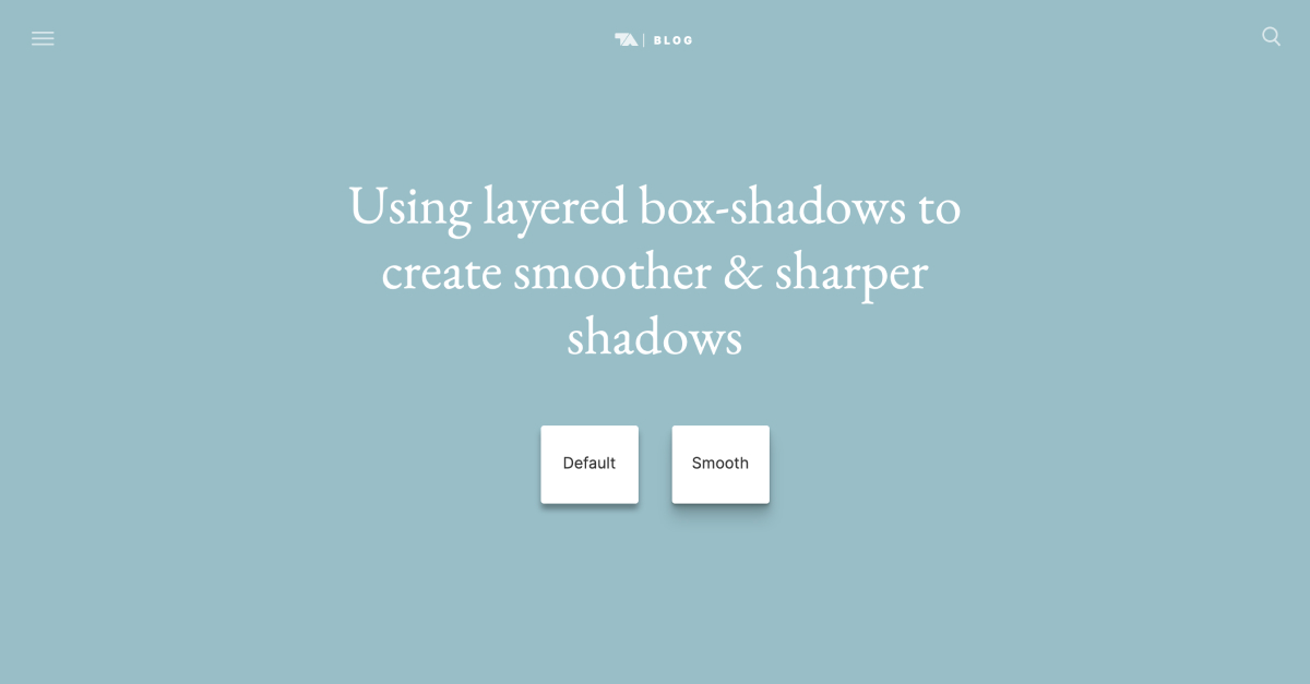Create Smooth And Realistic Shadows In Css Ben Gammon